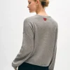 Cashmere Mini Heart Sweatshirt