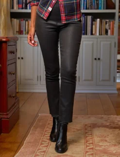Derry Illusion Pull On Jean - Black Waxed