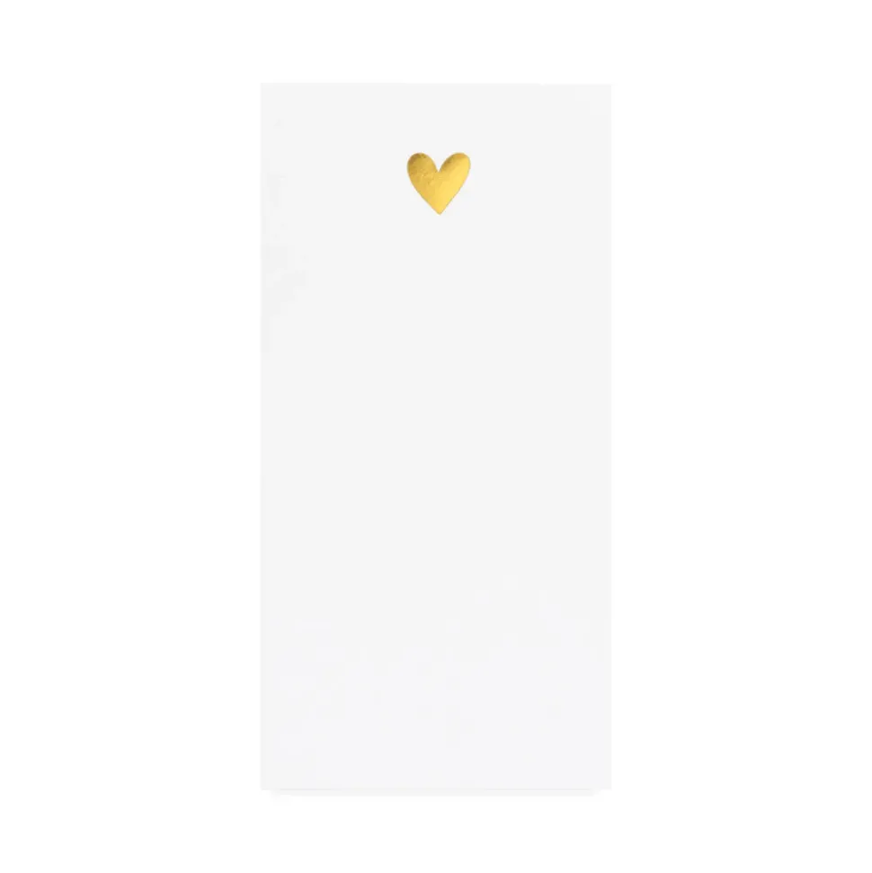 Everyday Note Pad - Gold Heart