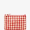 Flat Clutch - Rossa Checker