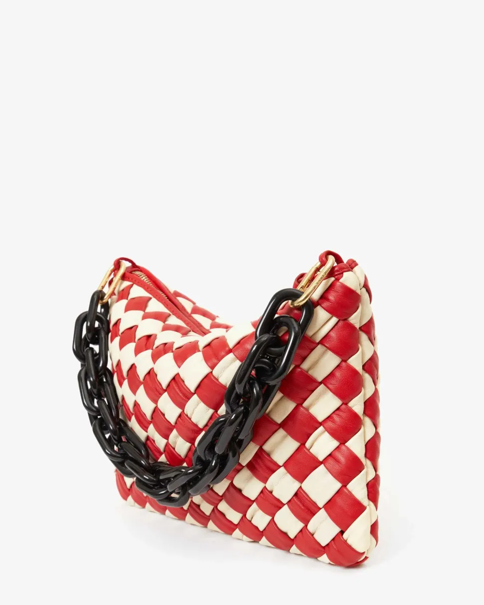 Flat Clutch - Rossa Checker