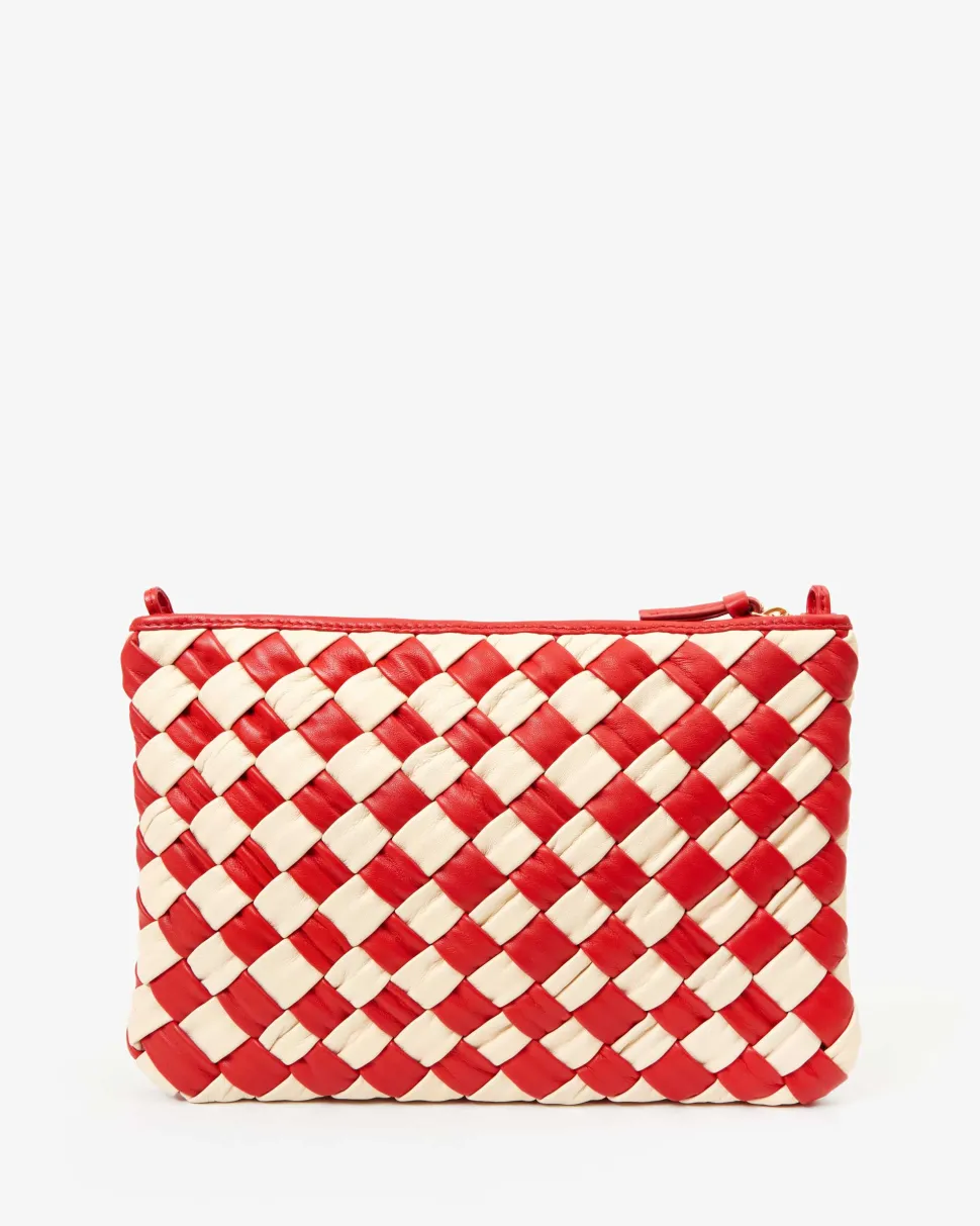 Flat Clutch - Rossa Checker