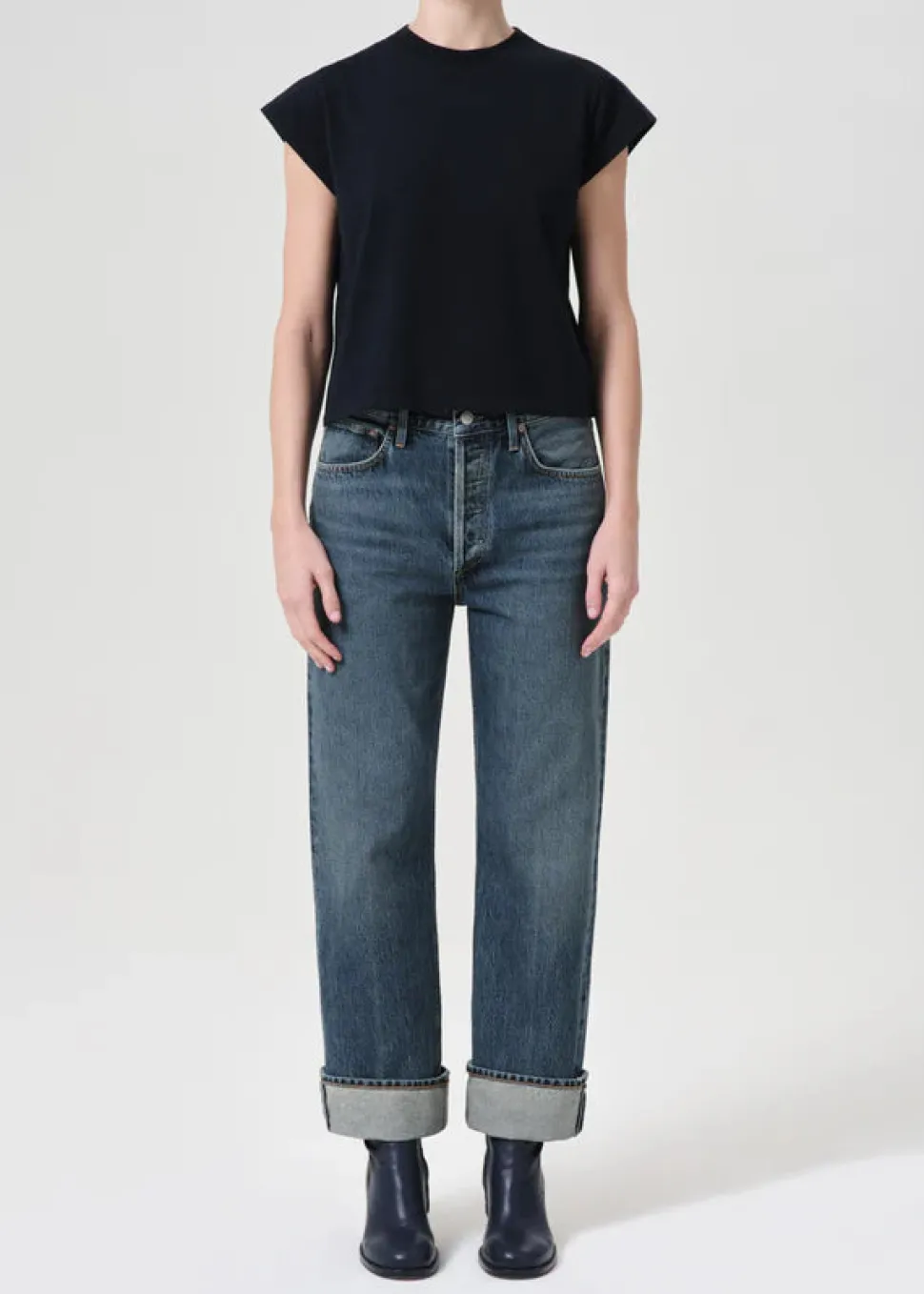 Fran Low Slung Jean in Dwell