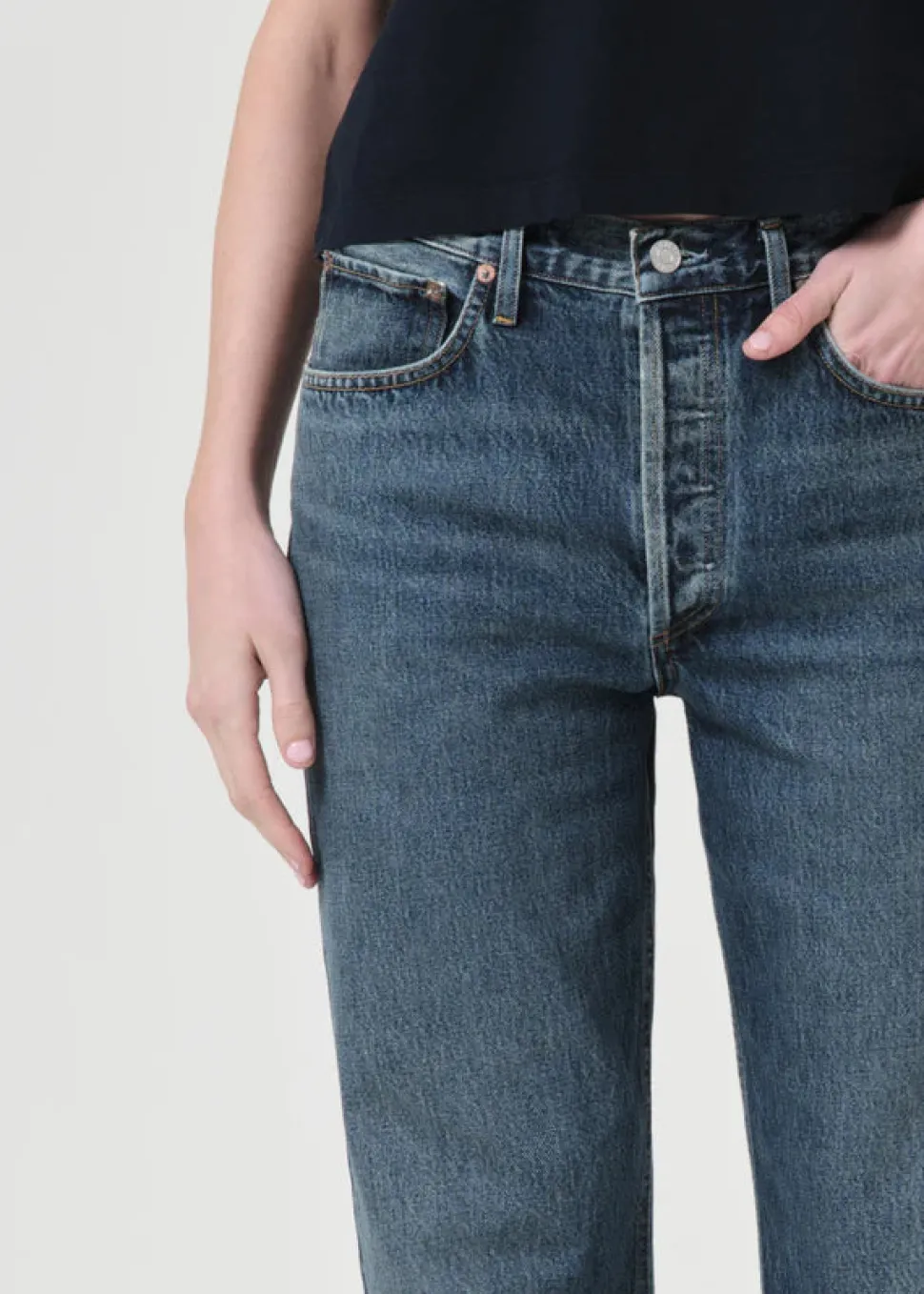 Fran Low Slung Jean in Dwell