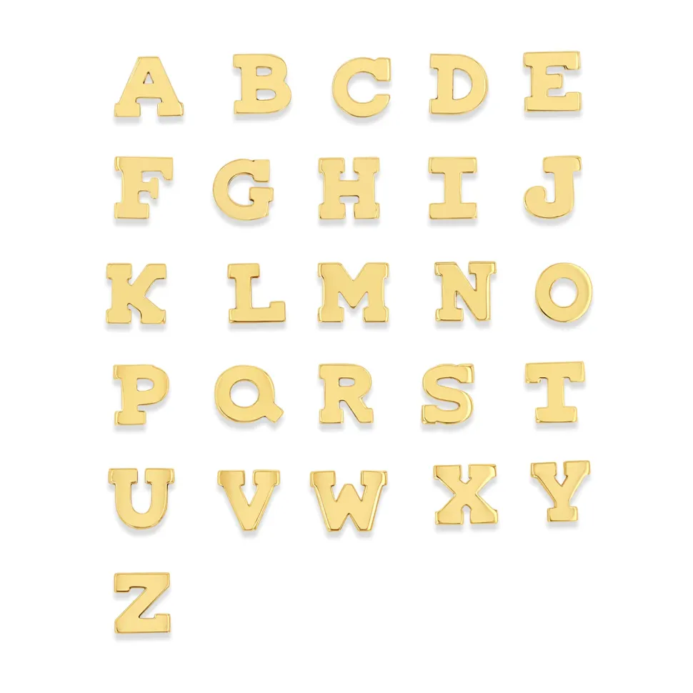 14k Gold Initial Necklace