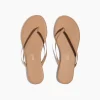 Lily Nude Flip Flops in Matte Cocobutter