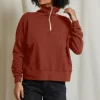 Maren Terry Half Zip Pullover