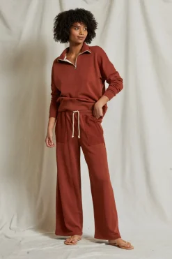 Maren Terry Half Zip Pullover