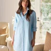 Mary Classic Shirtdress - Cloud Denim