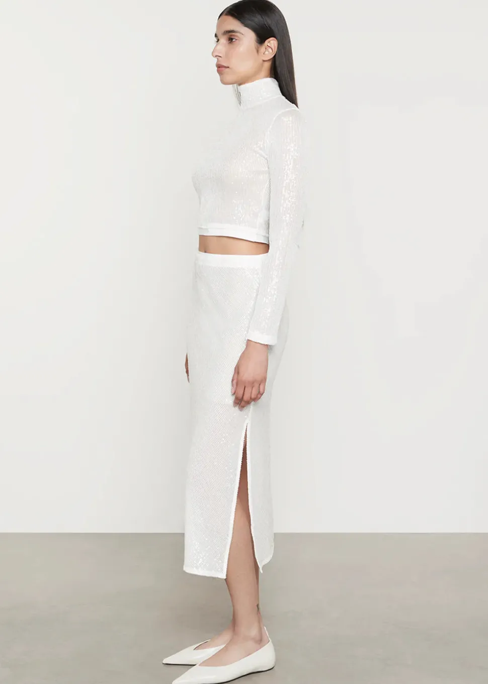 Sequin Bias Skirt