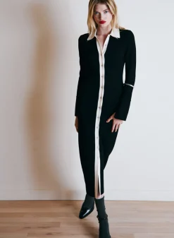 2 Tone Polo Dress